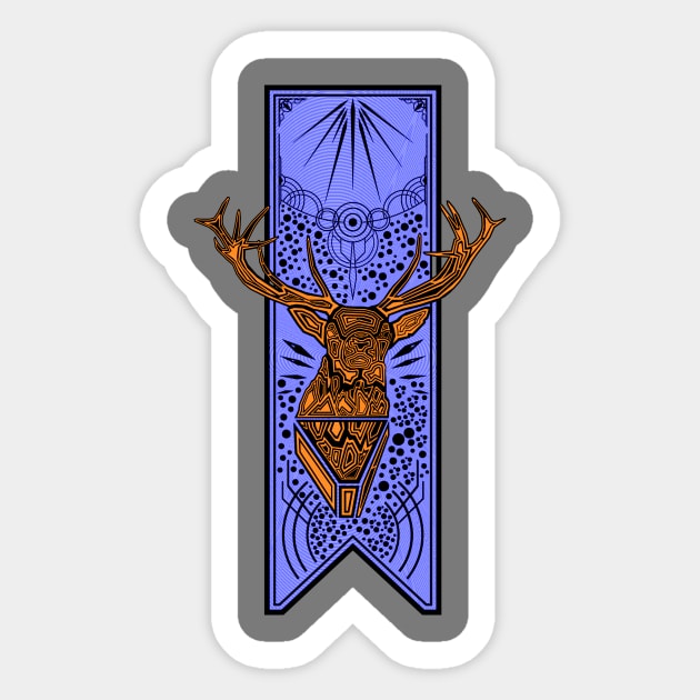 deer color Sticker by arxitrav